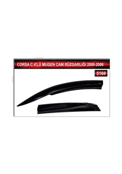 Opel Corsa C 2000-2006 Model 4'Lü Mugen Cam Rüzgarlığı