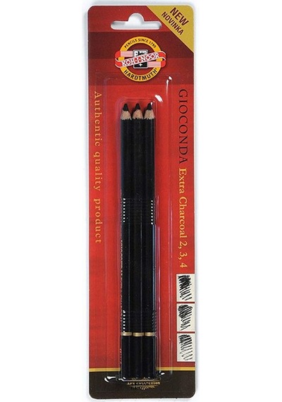 Koh-I-Noor Gioconda Extra Charcoal 3Lü Set