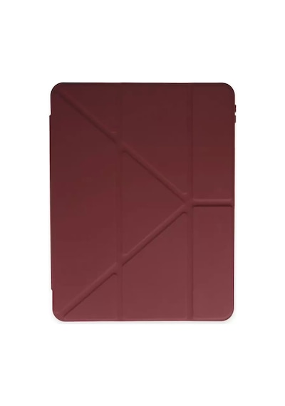 Mey İthalat Apple iPad Uyumlu 9.7 2018 Kılıf Kalemlikli Mars Tablet Kılıfı - Mürdüm Arka Kapak