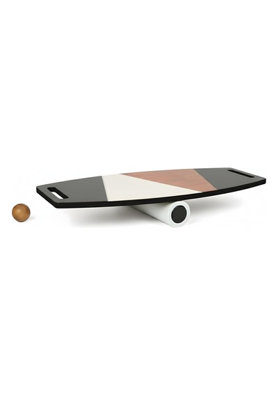 Renkli Denge Tahtası Balance Roller Board Çift Fonksiyonlu Sörf Eğitim Tahtası Kaykay Eğitim Tahtası 73 X 31 Cm Çok Renkli