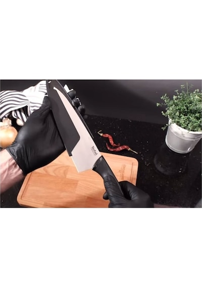 Tefal K22132 Comfort Kapaklı Şef Bıçağı 20 Cm 7696219979991 Ahşap