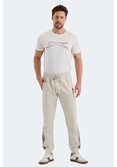 Slazenger Phılo Erkek Cepli Taş Gri Eşofman Altı Taş Gri