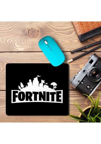 Fortnite Art Title White Baskılı Mousepad Mouse Pad