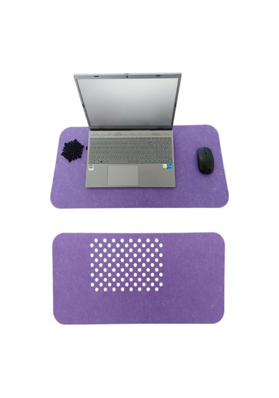 Masa Üstü Mouse Pad Ve Bilgisayar Düzenleyici 70x32 Cm Antibakteriyel Mat Doğal Keçe Mat Masa Koruyucu Altlık Ofis
