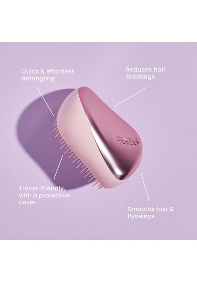 Compact Stylerıce Cream Swirl Saç Fırçası - Seyahat Ve Çanta Boy Tarak