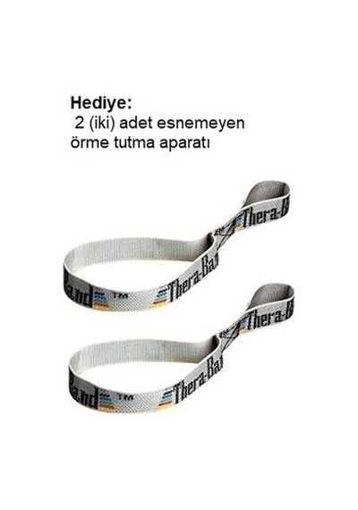 5 x 1.5 Mt Theraband Egzersiz Bandı 2 x Tutma Assist