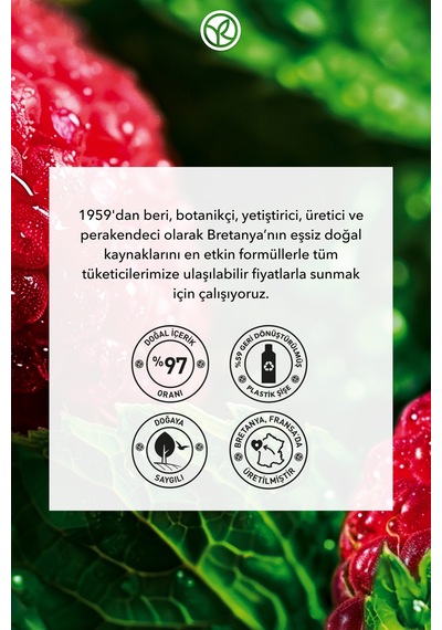 Yves Rocher Saç Ve Vücut Spreyi- Enerjik Frambuaz Nane- Vegan-100ml