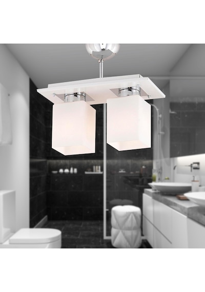 Atlas 2 Li Beyaz  Modern Genç Odası Mutfak- Banyo Mutfak Salon Avize