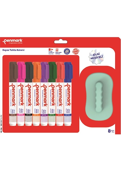 Penmark Tahta Kalemi 8 Li +silgi Hediyeli Hs-305-tks 08 Çok Renkli