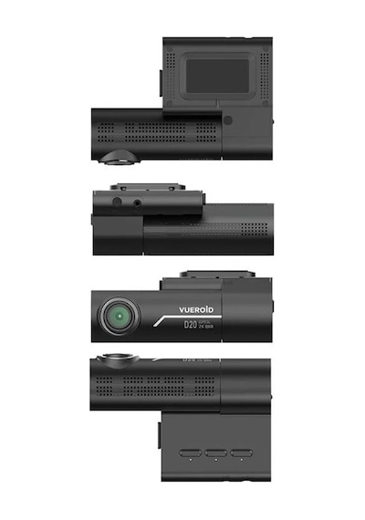 Vueroid Araç Kamerasi 2k Sony Starvis Görüntü Sensörü Gps D20