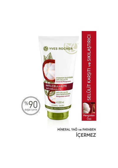 Yves Rocher Selülit Karşıtı Inceltici Ve Sıkılaştırıcı Krem - Kafein & Madecassoside-200ml