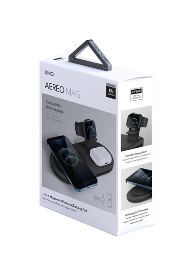 3'ü 1 Arada Kablosuz Şarj Cihazı Magclick Apple Uyumlu iPhone Watch Ve Airpods 15w Hızlı