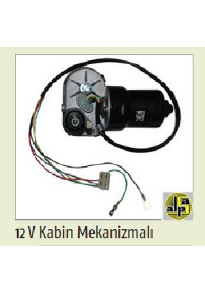 Unıversal Silgi Motoru-12v Kabin Mekanizmalı - Sgr-56113