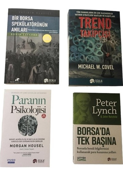 Bır Borsa Spekulatorunun Anıları + Trend Takıpcısı + Paranın Psıkolojısi + Borsada Tek Basına 4 Setı