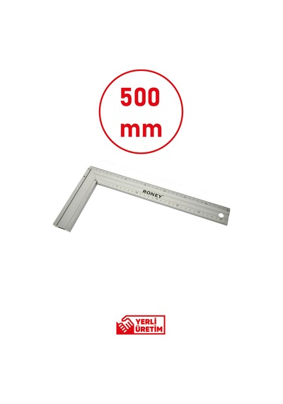 Alüminyum Marangoz Gönye 500 Mm Profesyonel Ölçüm Ve Hizalama Aleti
