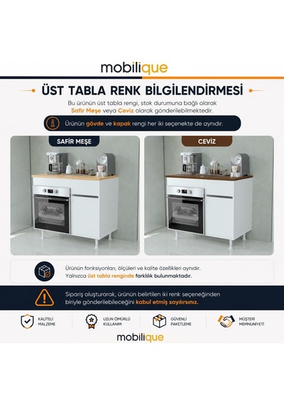 Akpınar Fırın Ve Ocak Çekmeceli Dolap Çok Renkli