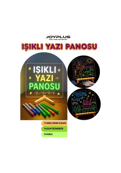 Işıklı Yazı Panosu Şeffaf