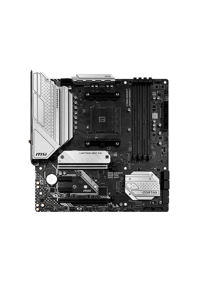 MSI MAG B550M Mortar Max WIFI AMD B550 4400 MHz (OC) DDR4 Soket AM4 mATX Anakart