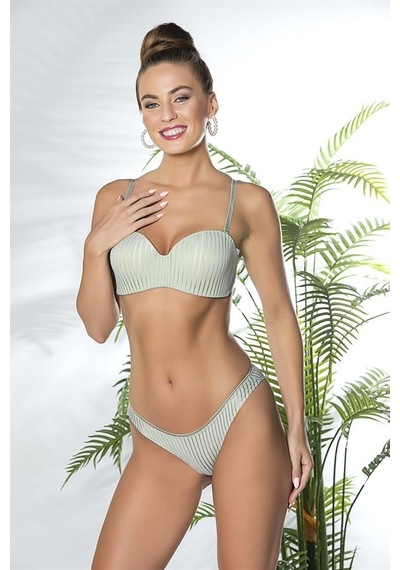 Mode Cool Straplez Lotus Sütyen Ve Slip Külot Takım Mint Yeşili Brf31761 Mint Yeşili