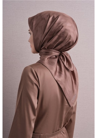 Armine Saf İpek Twill Eşarp 9630d 86 Koyu Pembe
