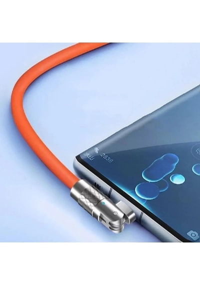 Android Type-c Dönebilen Şarj Kablosu Oynar Başlıklı1.2 Metre
