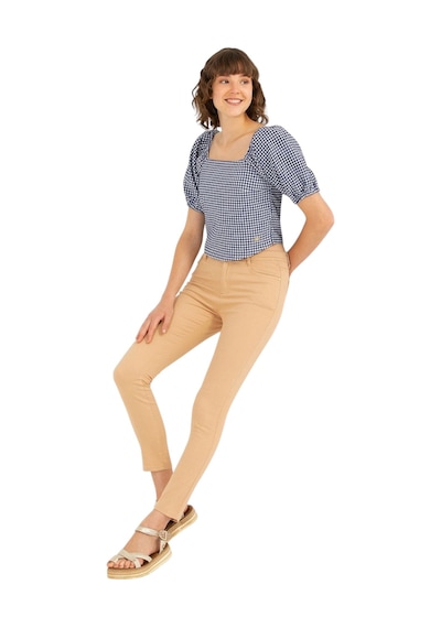 U.S. Polo Assn. Kadın Desenli Bluz 1581553 Lacıvert