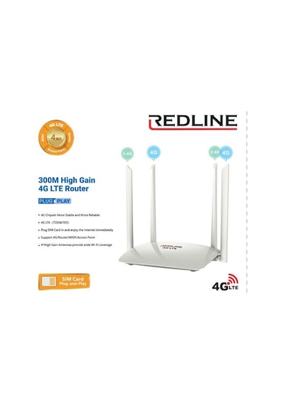 REDLİNE 4G LTE-20 ROUTER SİM KART MODEM