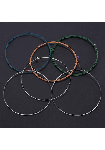 Orphee Rx15-C Steel Electric Guitar Strings Colorful Takım Tel Re