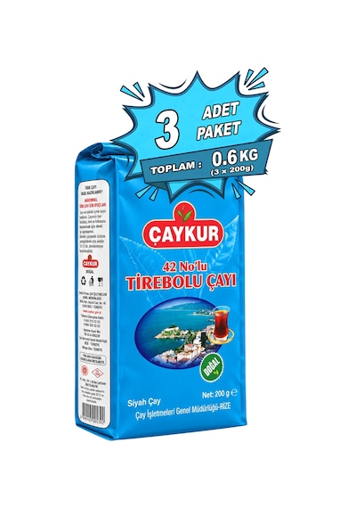 42 Nolu Tirebolu Dökme Çay 200 Gr. Üçlü Paket