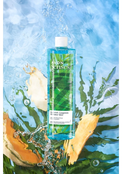 Avon Senses Secret Lagoon Su Meymeleri ve Misk Kokulu Duş Jeli 500 ML
