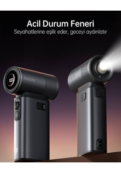 Handheld Fan Ultra 2 9000mah Gri El Fanı / Fener