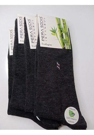 Pera Socks 12 Çift Bambu Soket Çorap Karışık Renk Gri, Siyah, Lacivert Gri - Lacivert - Siyah Pera Socks 12 Çift Bambu Soket Çorap Karışık Renk Gri, Siyah, Lacivert Gri - Lacivert - Siyah