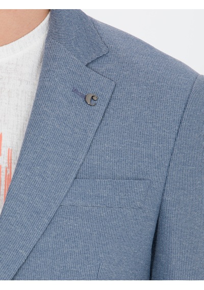 Cacharel Mavi Slim Fit Ceket