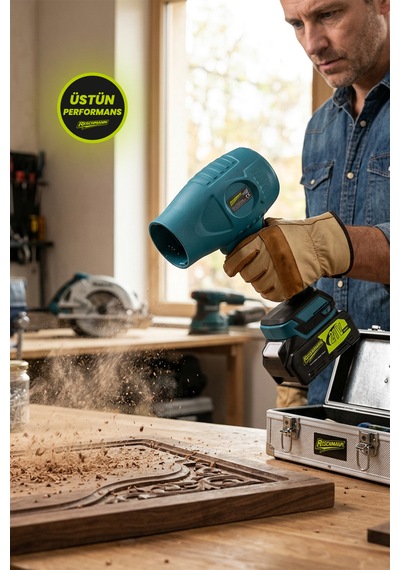 Reschmann R-BX1003 21V 3AH Profesyonel Kömürsüz Şarjlı Hava Üfleme Makinesi