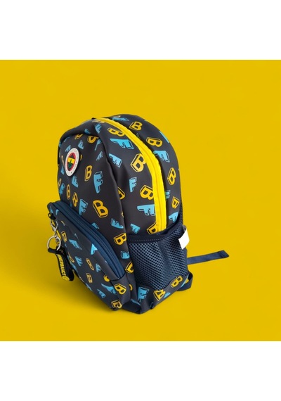 Fenerbahçe 3d Fb Baskılı Anaokulu Çantası 25748 Desenli
