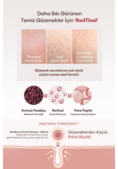 Missha Retinol Ve Kırmızı Fasulye Özlü Sıkı Görünüm Sunan Serum 30 ML
