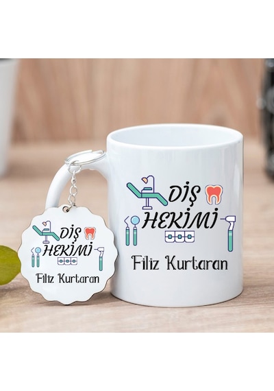 Diş Hekimi Kupa Bardak Ve Anahtarlık
