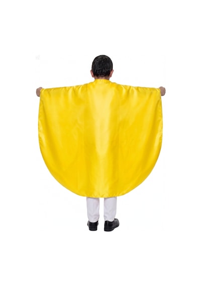 Oval Kesim Çocuk Gösteri Pelerini Sarı