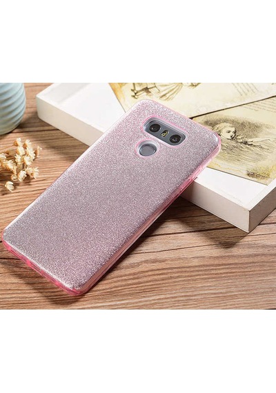 LG Uyumlu G6 Kılıf Zore Shining Silikon Gümüş