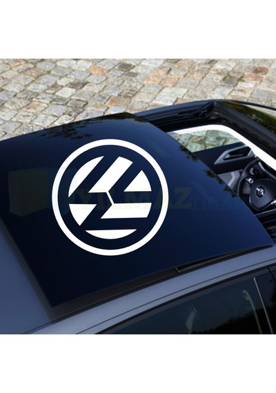Volkswagen Logo Arma Sunroof Oto Sticker Araba Yapıştırma Etiket
