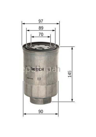 Nıssan Pathfinder 2.5 Dci 4x4 01.2005 - 12.2009 Bosch Mazot Filtresi