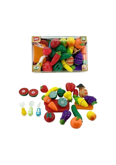 Urt007-kutu-3 41 Pcs Kesilebilen Meyve Sebze Manav - Izbp-889024 1 Adet