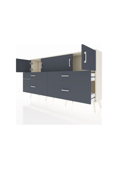 Arges Konsol 2 Raflı 4 Çekmeceli 4 Kapaklı 176x30x99 Aytaşı-antra Aytaşı-antrasit Arges Konsol 2 Raflı 4 Çekmeceli 4 Kapaklı 176x30x99 Aytaşı-antra Aytaşı-antrasit