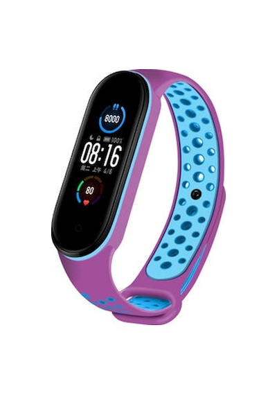 Xiaomi Mi Band 5 Krd-02 Silikon Kordon - Turuncu