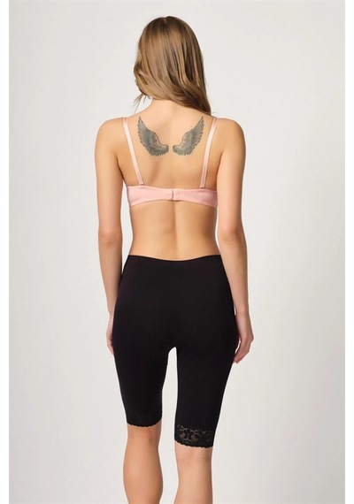 Amora Secret Siyah Mı Emay 3004 Soft Uzun Paça Dantel Boxer
