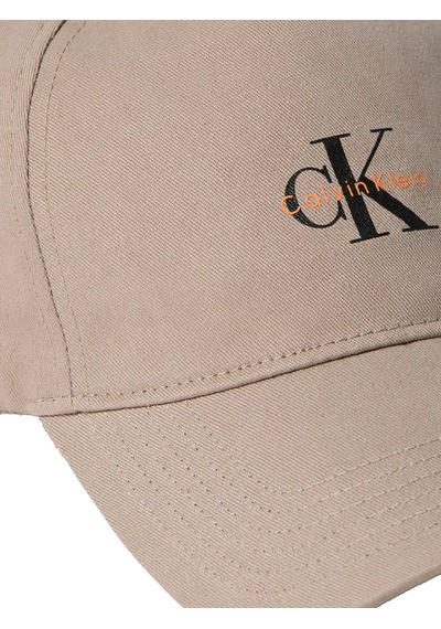 Calvin Klein Monologo Prınted Bas, Ckp Gri Erkek Şapka