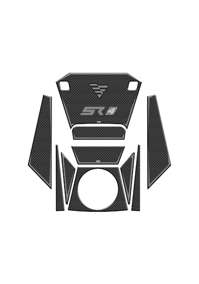 Voge Sr4 2023 - 2025 Uyumlu Tank Pad Set 002 Çok Renkli
