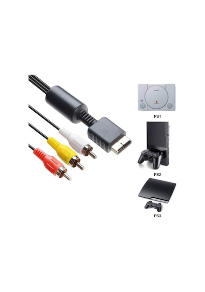 Keepro Playstation 2-3 Ps2-ps3 Av-out Kablosu Görüntü Aktarım Kablosu