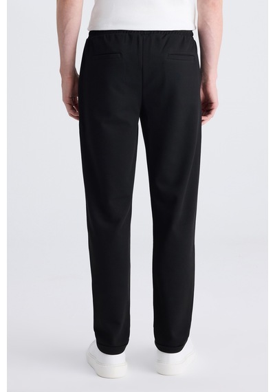 D's Damat Ds Damat Regular Fit Siyah Balıksırtı Pamuklu Jogger Pantolon 4hc0300130022 001