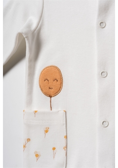 Babycosy Organic Wear %100 Organik Pamuk,2 Li Patikli Bebek Tulum Yenidoğan Uzun Kollu Çıtçıtlı Tulum Seti Unisex Bebek Ekru Babycosy Organic Wear %100 Organik Pamuk,2 Li Patikli Bebek Tulum Yenidoğan Uzun Kollu Çıtçıtlı Tulum Seti Unisex Bebek Ekru